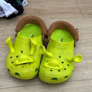 CROCS Women's Fun Green Sandals (Shrek)